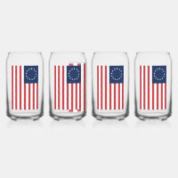 Betsy Ross Flag Design Drinkware Set
