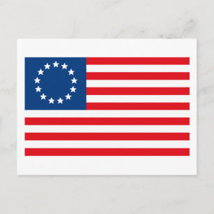 Betsy Ross Flag Postcard