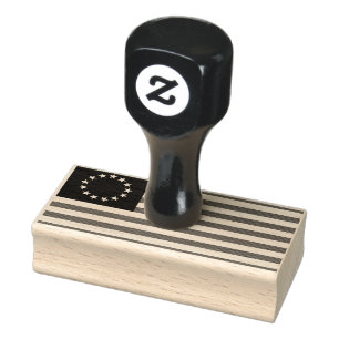 Betsy Ross Old Glory American USA Flag Rubber Stamp