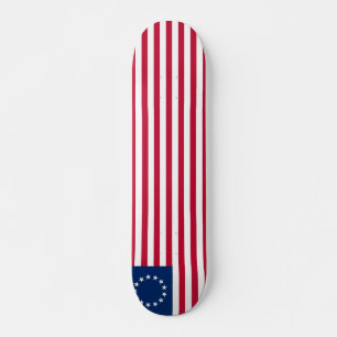 Betsy Ross Old Glory American USA Flag Skateboard