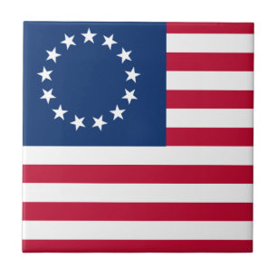 Betsy Ross Old Glory American USA Flag Tile