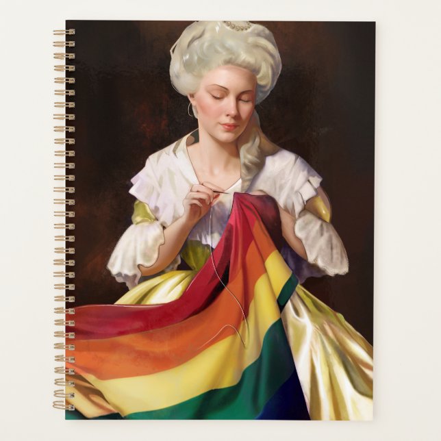 Betsy Ross Sews the Pride Flag Planner (Front)