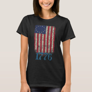 Betsy Ross Shirt 1776 American Patriot Flag Design