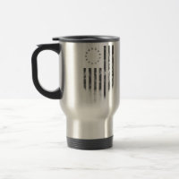 Betsy Ross Vintage American Flag Travel Mug