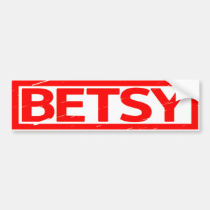 Betsy Stamp Bumper Sticker