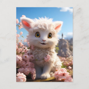 Betsy - The cuddly baby goat Postcard