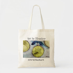 "Betta Amongst the Lilypads" tote Bag