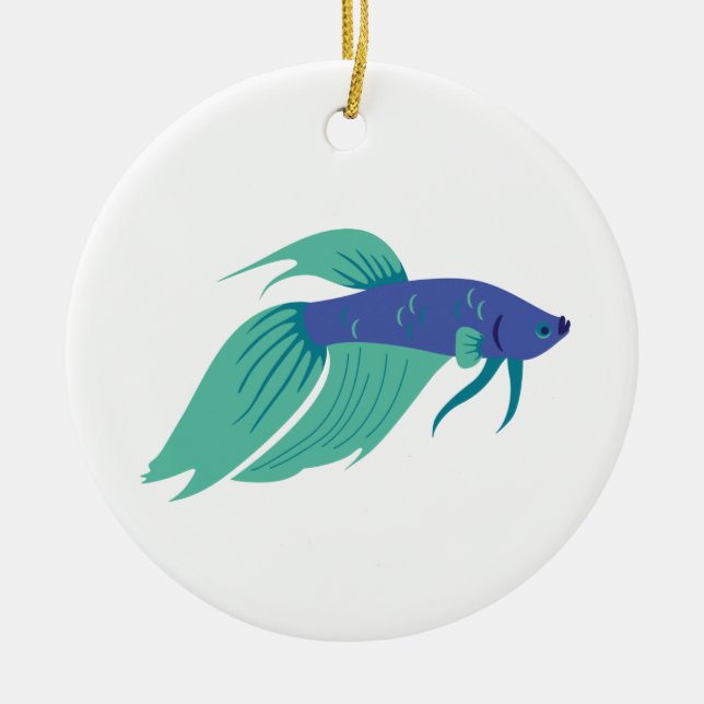 Betta Ceramic Tree Decoration (Front)