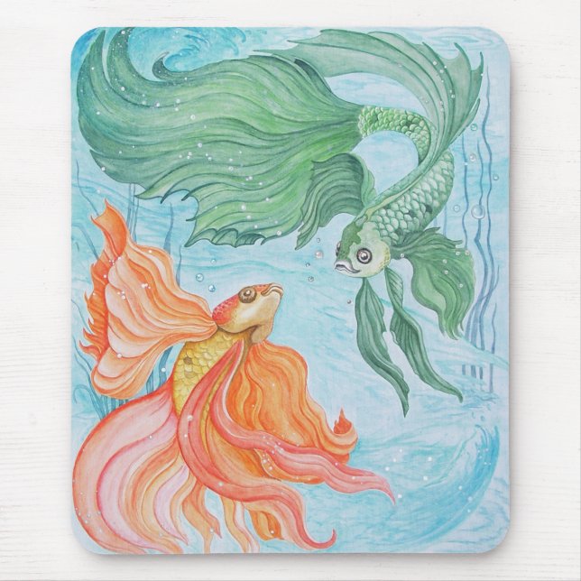 Betta Dance Mouse Mat (Front)