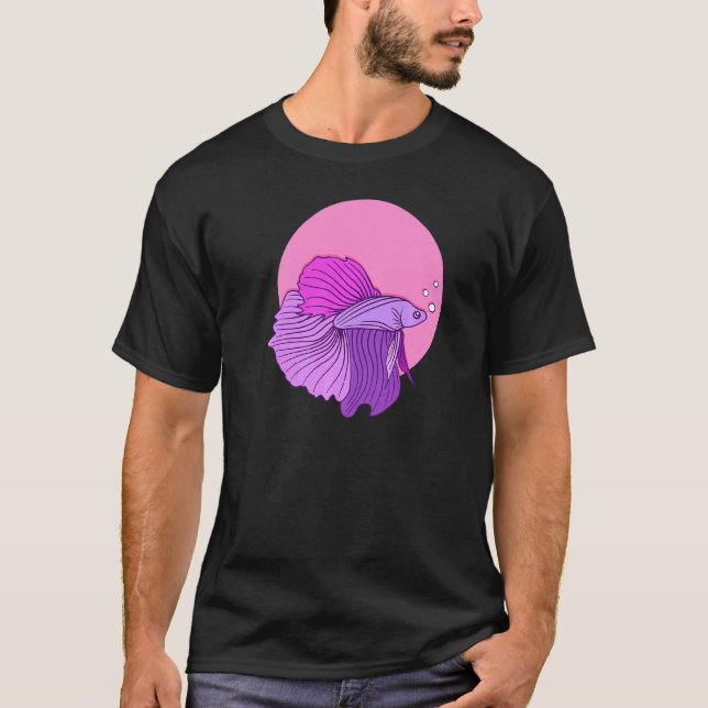 Betta Fish 123456 T-Shirt (Front)