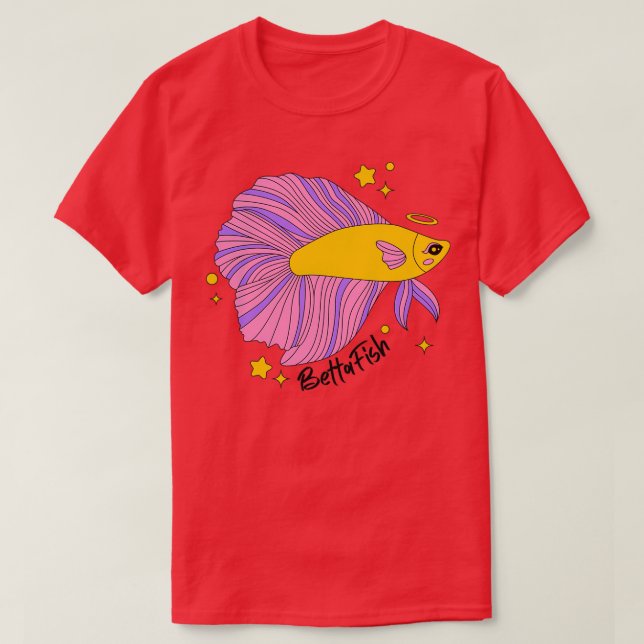 Betta Fish 1 3 T-Shirt (Design Front)