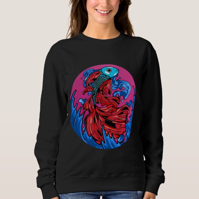 Betta Fish 60 Sweatshirt (Front)