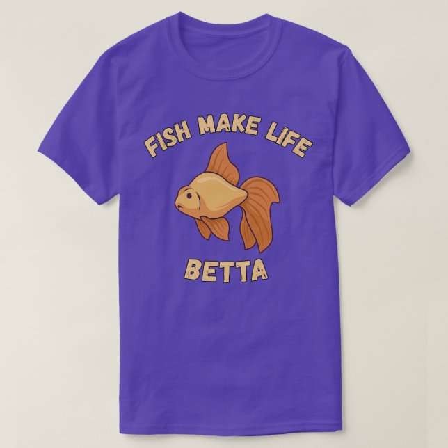 Betta Fish Aquarium for Aquarium Lovers T-Shirt (Design Front)