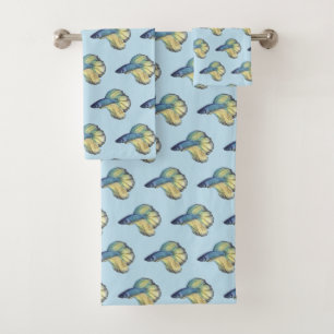 Betta Fish Bath Towel Set