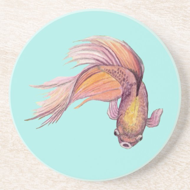 Betta Fish Coaster (Front)