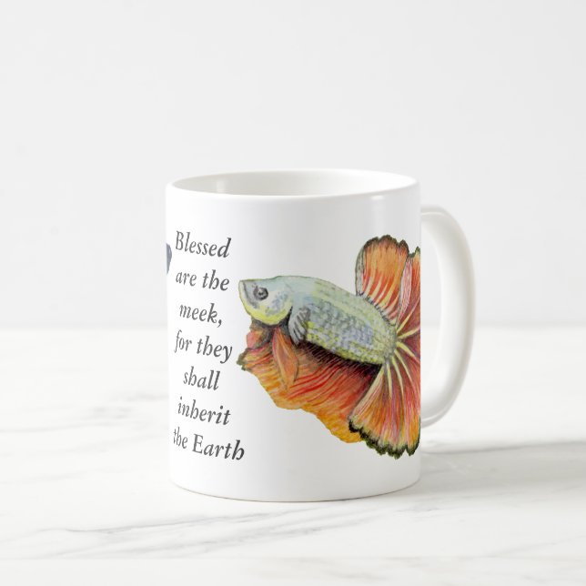 Betta Fish Coffee Mug (Front Right)