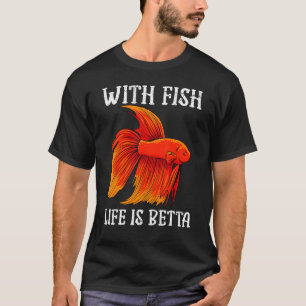 Betta Fish Fighting Fish Aquarium Aquarist T-Shirt