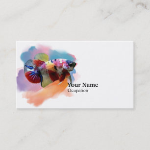 Betta Fish Galaxy Business Card