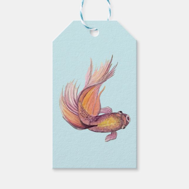Betta Fish Gift Tags (Front)