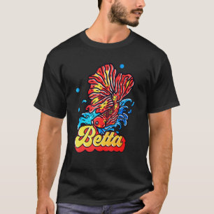Betta Fish Gorgeous Animal Aquarium Pet Beta Fish  T-Shirt