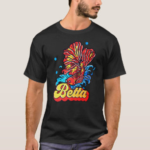 Betta Fish Gorgeous Animal Aquarium Pet Beta Fish  T-Shirt