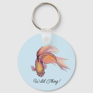Betta Fish Key Ring