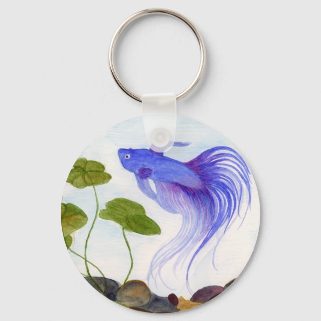 Betta Fish Key Ring (Front)