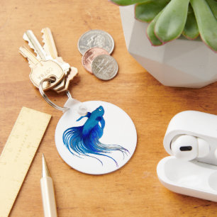 Betta Fish Key Ring
