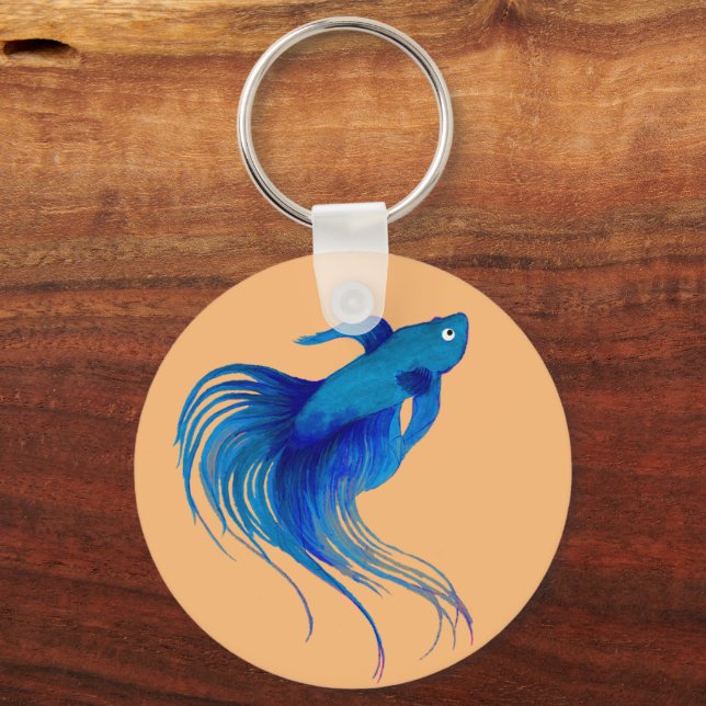 Betta Fish Key Ring (Front)