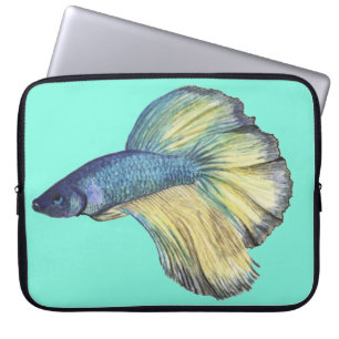 Betta Fish Laptop Sleeve