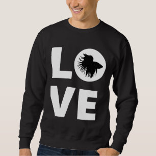 Betta Fish Love Betta Fish Siamese Fighting Fish F Sweatshirt