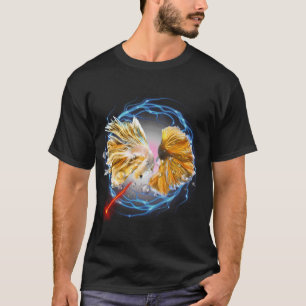 Betta Fish Lovers Art – Colourful Fighting Fish T-Shirt