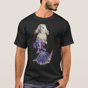 Betta Fish Mermaid Bunny T-Shirt
