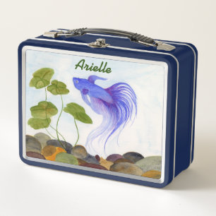 Betta Fish Metal Lunch Box