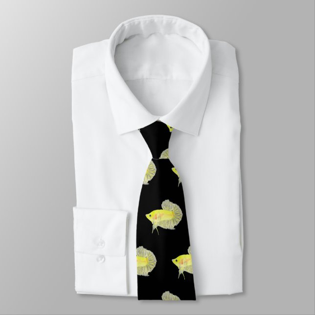 Betta Fish Neck Tie (Tied)