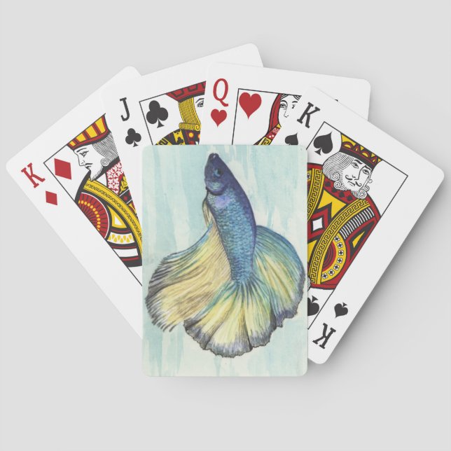Betta Fish Playing Cards (Back)