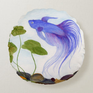 Betta Fish Round Cushion