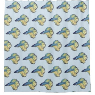 Betta Fish Shower Curtain