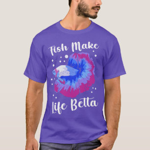 Betta Fish Siamese Fighting Fish Betta Splendens T-Shirt