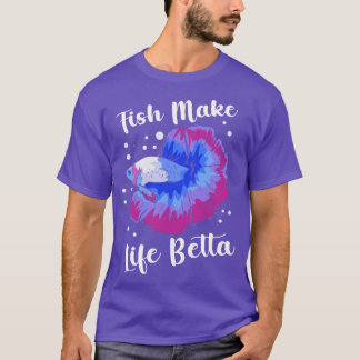 Betta Fish Siamese Fighting Fish Betta Splendens T-Shirt