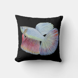 Betta Fish Throw Pillow