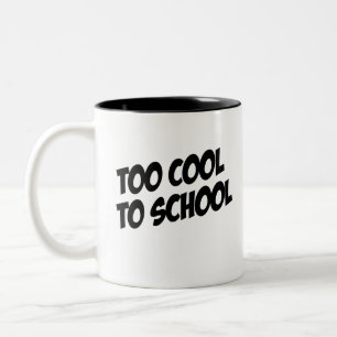 Betta Fish; Too Cool to School Two-Tone Coffee Mug