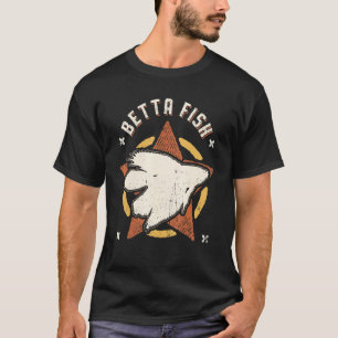 Betta Fish Vintage Retro Classic Animal T-Shirt