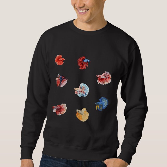 Betta Fishes Sweatshirt (Front)