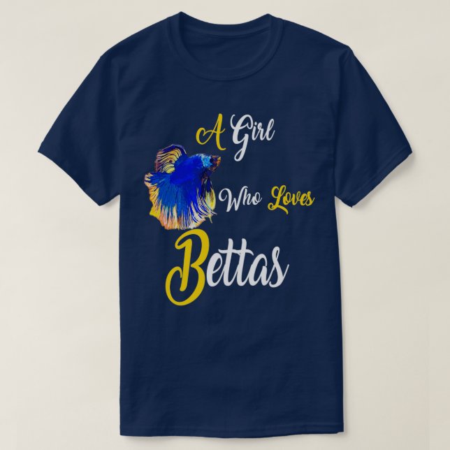 Betta Girl 2 T-Shirt (Design Front)