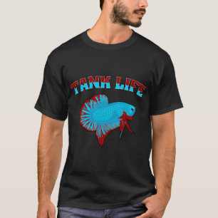 Betta Plakat Fighting Fish Aquarium Fish Keeper Aq T-Shirt