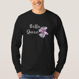 Betta Queen Siamese Fighting Fish Betta Splendens T-Shirt