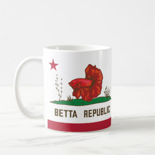 Betta Republic Flag Coffee Mug