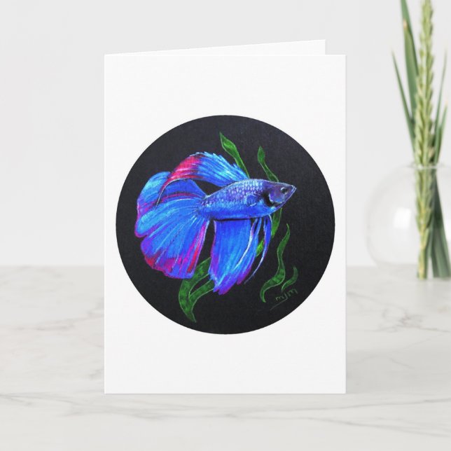 BETTA!! Siamese Fighting Fish Card (Front)