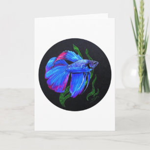BETTA!!! Siamese Fighting Fish Card